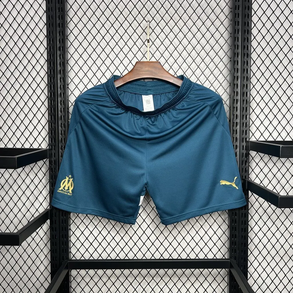 24-25 Marseille Away Shorts Football Trousers Soccer AAAAJersey Yupoo 4