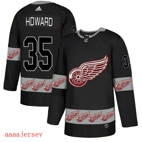 2019 Detroit Red Wings ice hockey jersey M-3XL 底特律红翼队冰球服 1