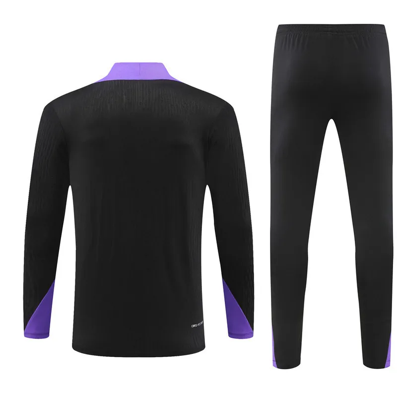 24-25 PSG Player Version Long Sleeve Training Suit Football Shirts 3