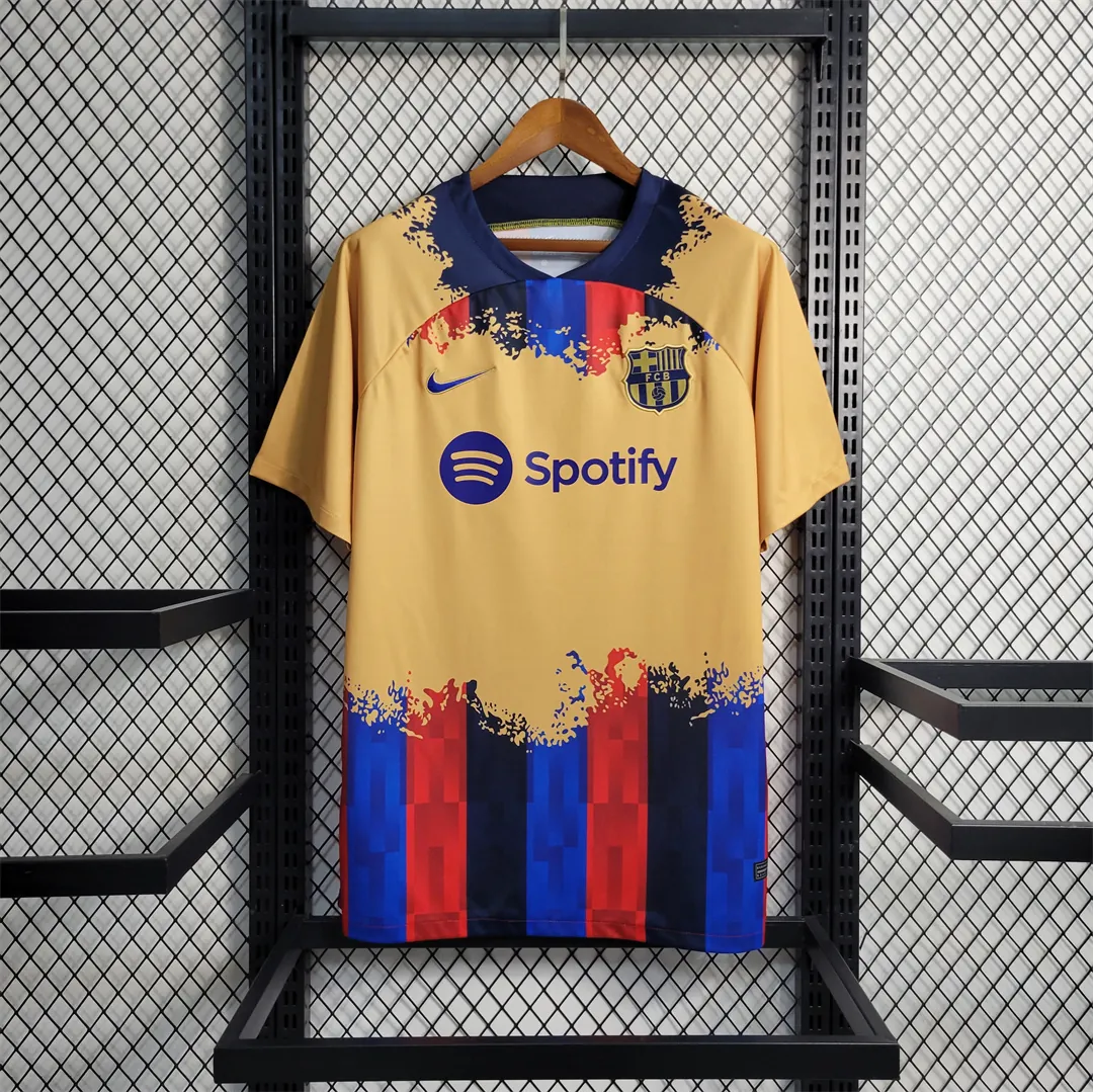 23-24 Barcelona Yellow Training Suit 9