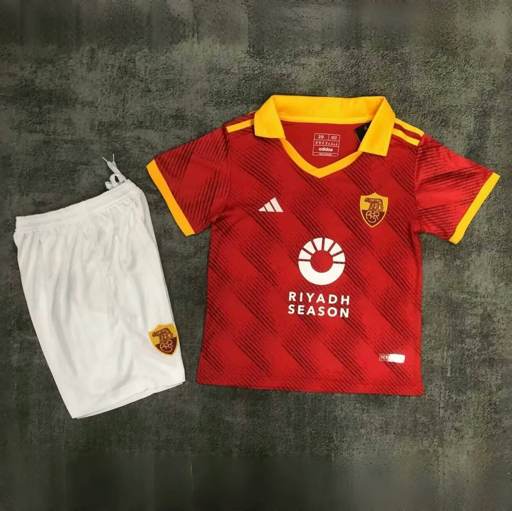 23-24 Roma Fourth Kid Kits Youth Apparels AAAAJersey Wholesale Yupoo 2