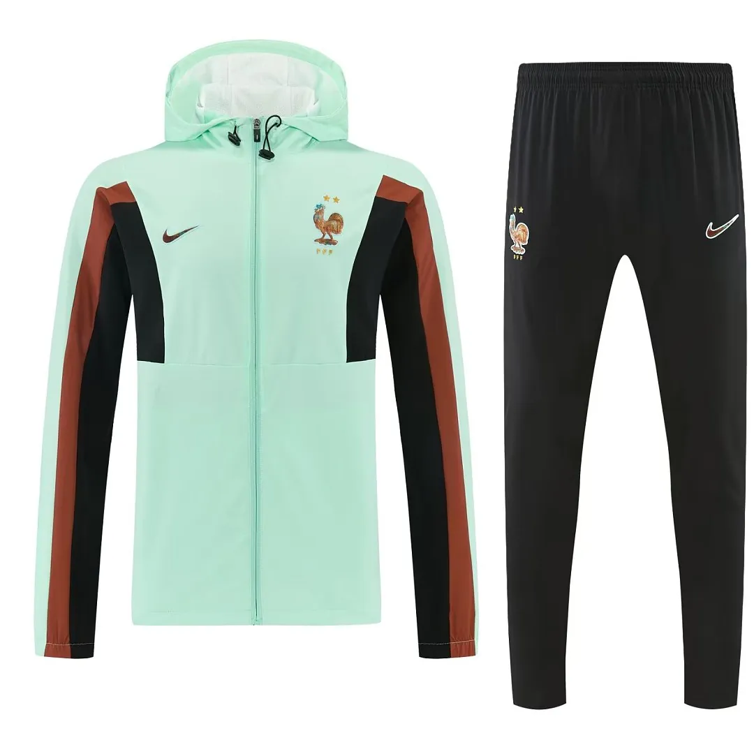 2026 France Mens Kit Full Zipper Hooded Jacket Football Tracksuit Yupoo 3 1