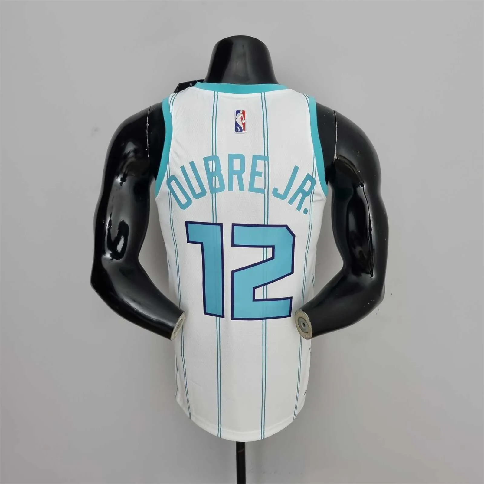 75th Anniversary Oubre #12 Charlotte Hornets White NBA Jersey 8