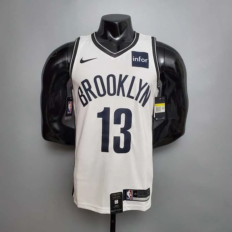 Brooklyn Nets Harden #13 White 8