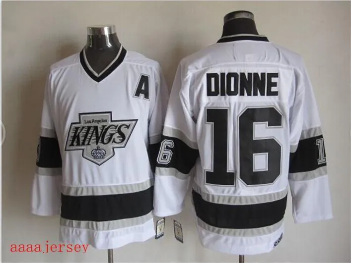 Los Angeles Kings retro ice hockey jersey M-3XL 洛杉矶国王队复古冰球服 7