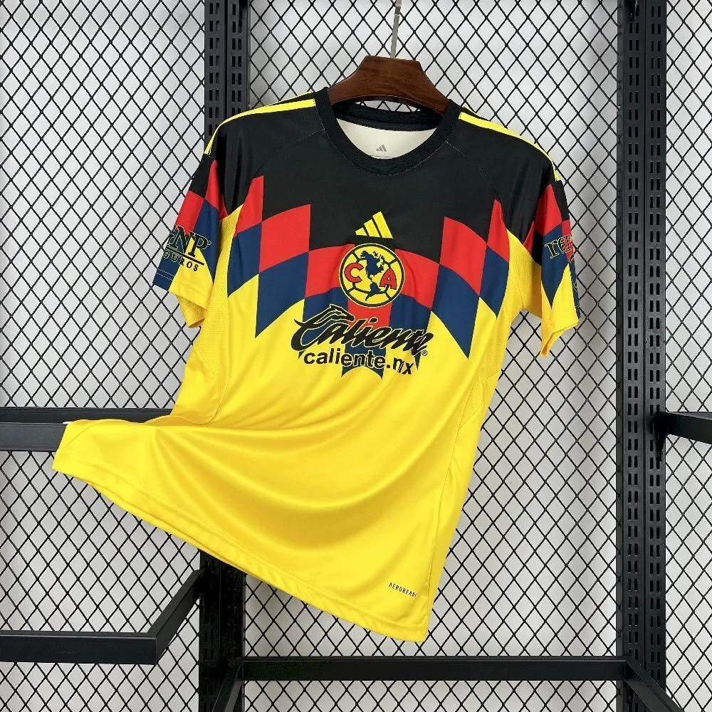 25-26 Club America Home Kit Soccer T-Shirt AAAAJersey Supply Yupoo 6