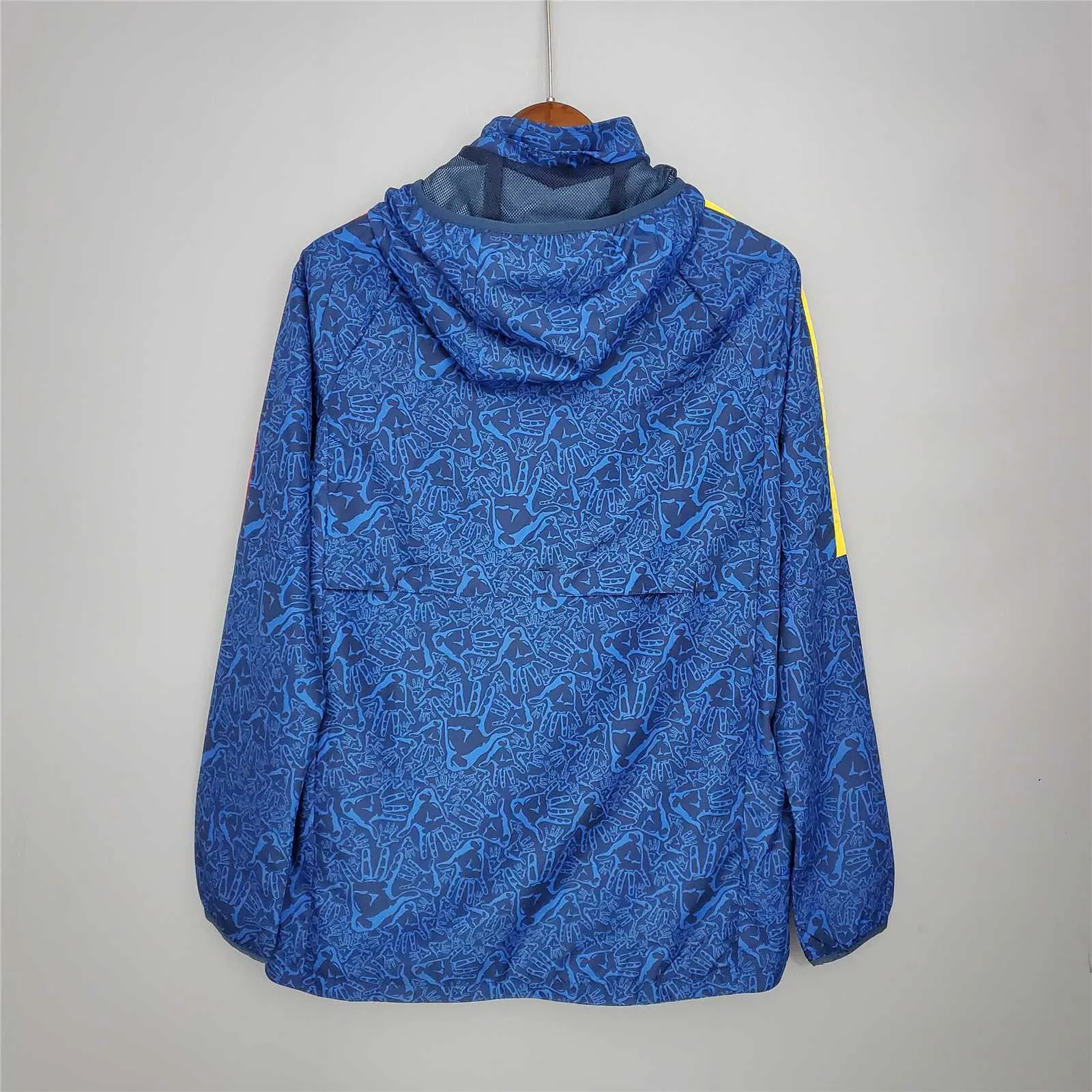 21-22 Barcelona blue Camouflage Windbreaker 2
