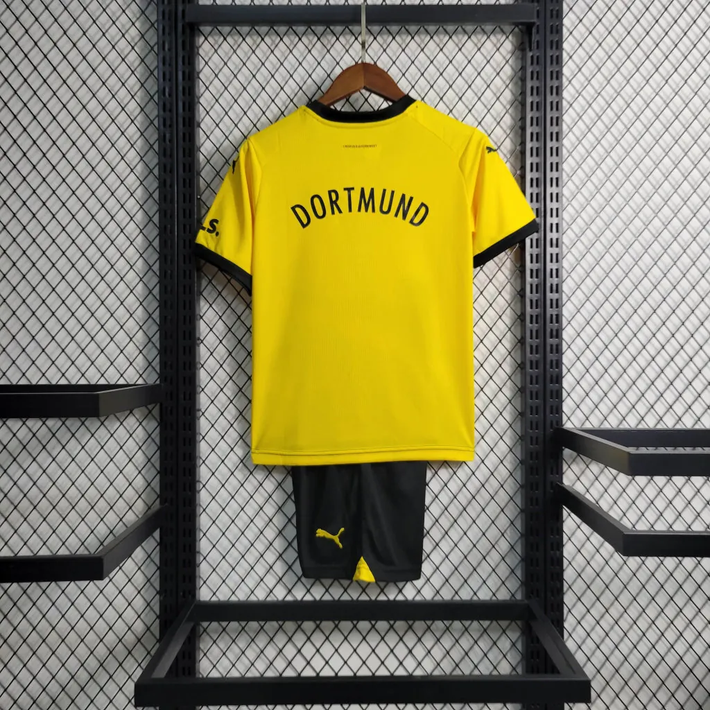 23-24 Dortmund home kids kit Best Soccer Jersey 6