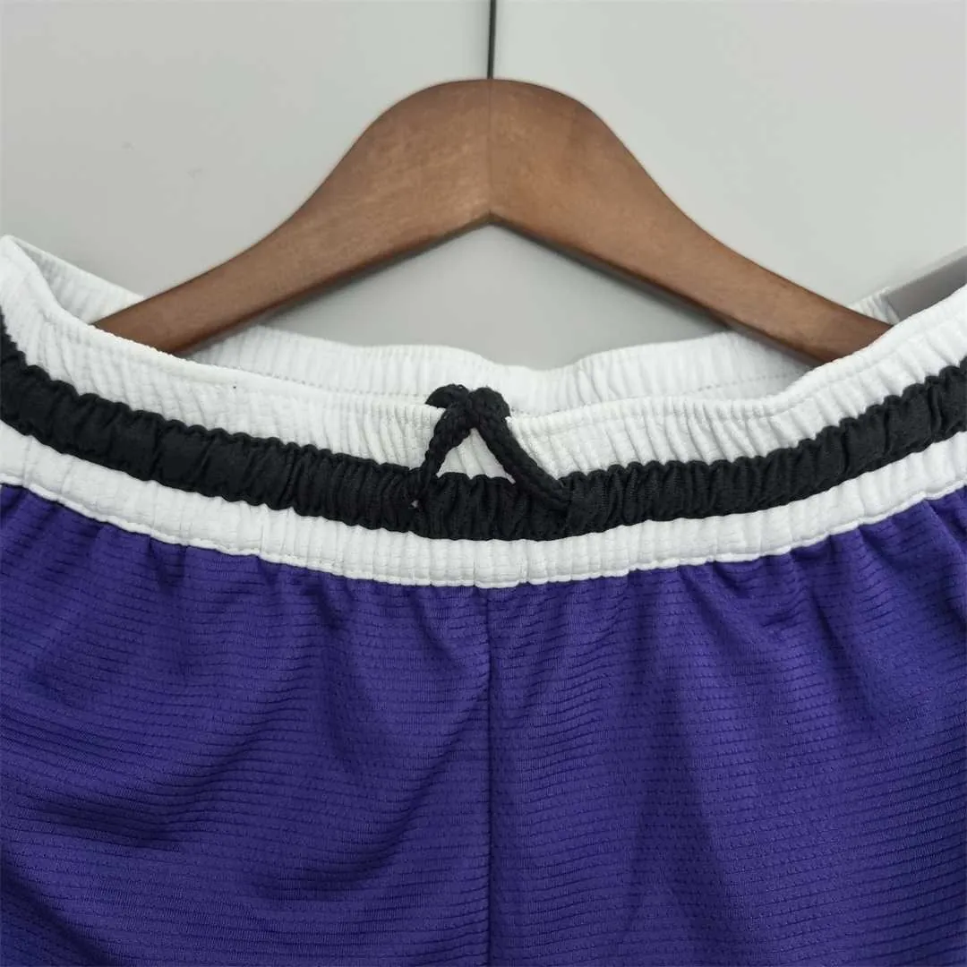 2022 Phoenix Suns NBA US Training Shorts Purple 5