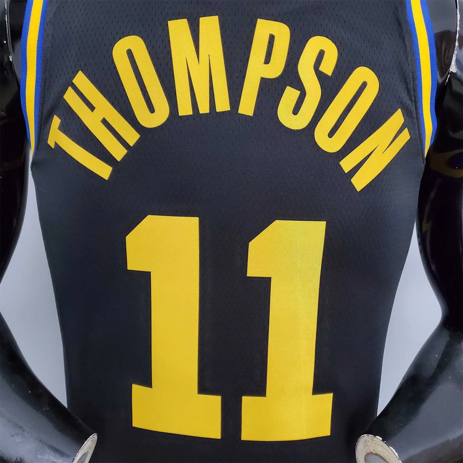 2022 75th Anniversary Thompson #11 Warriors City Edition Black 2