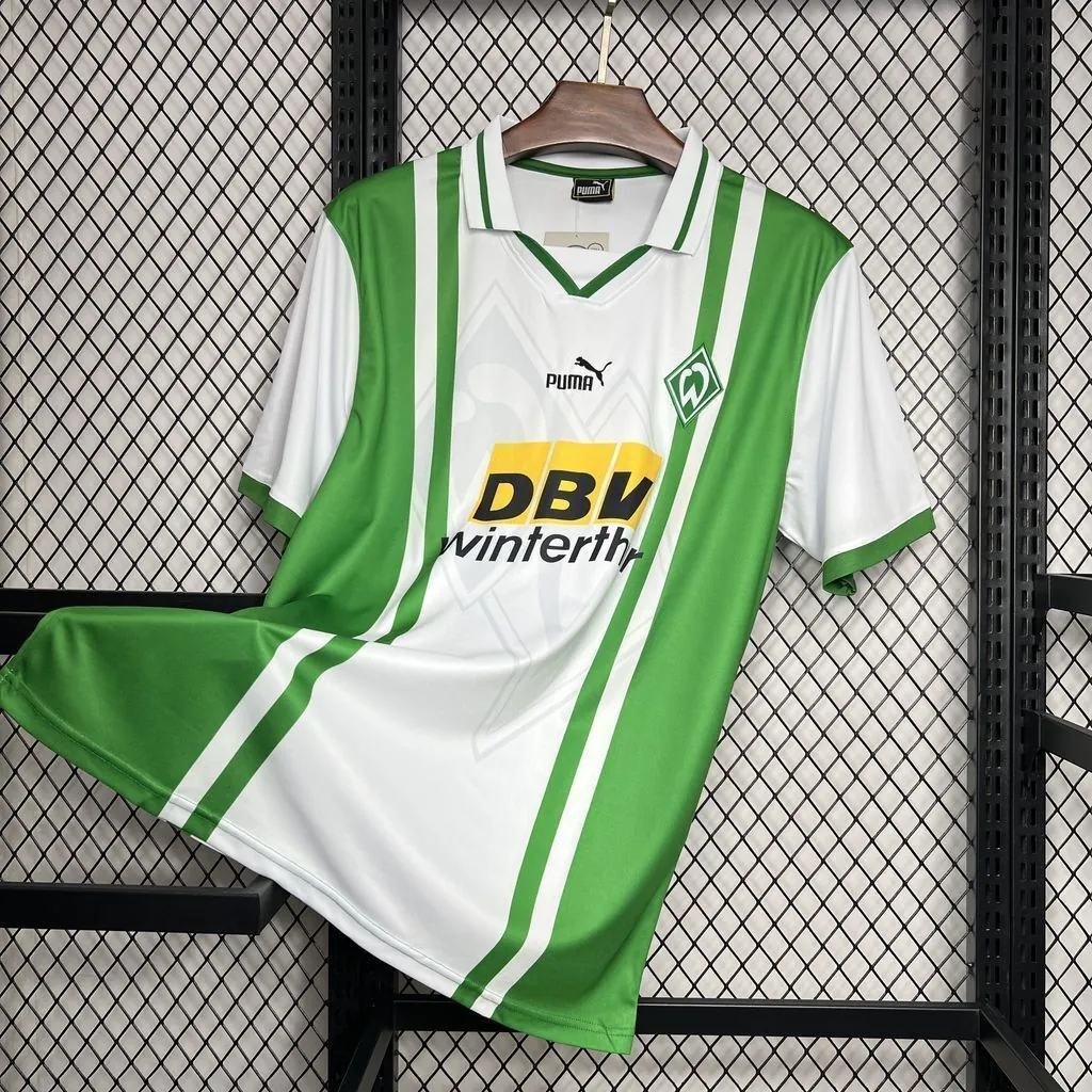 96-97 Werder Bremen Home Retro Kit Vintage Shirt Soccer AAAAJersey Yupoo 6