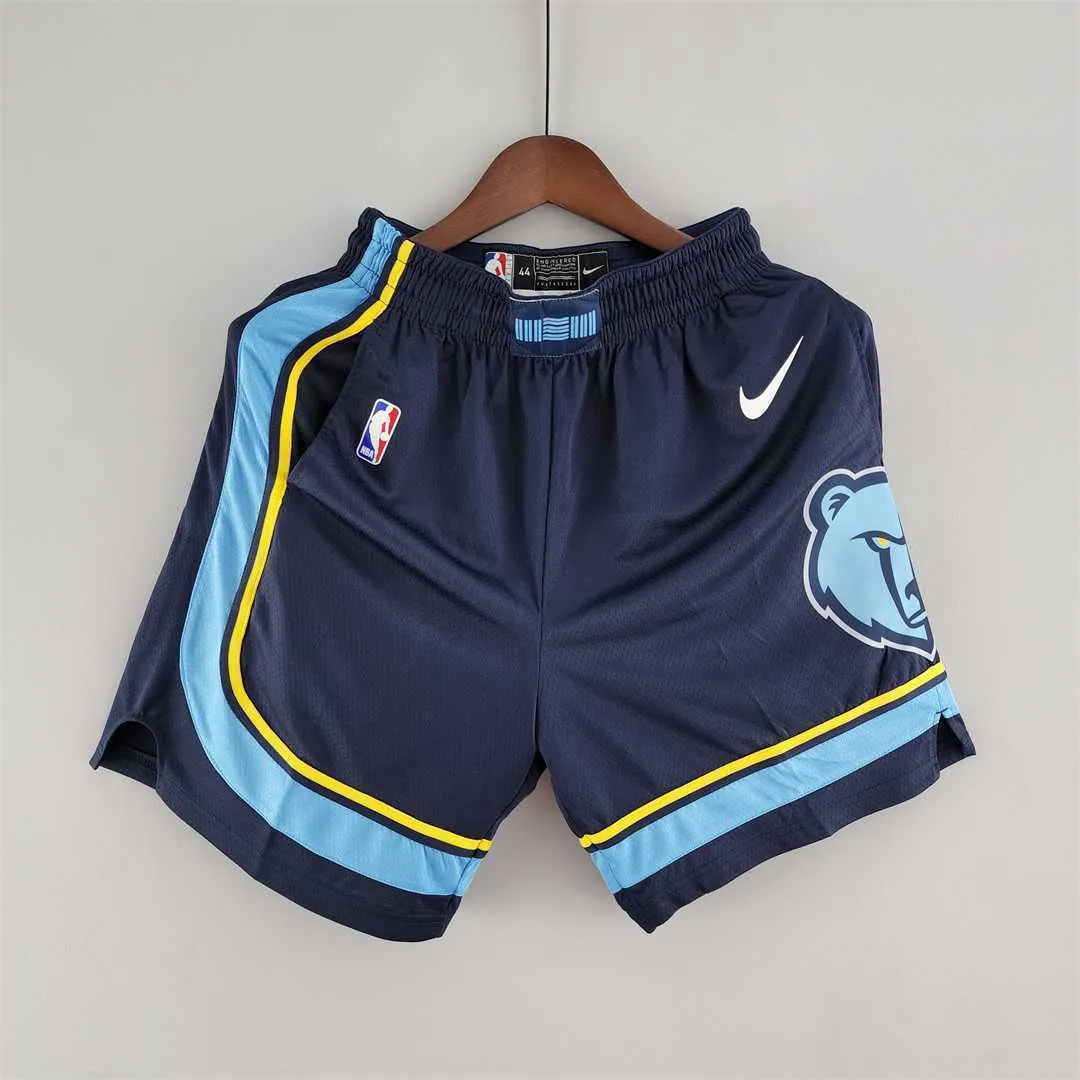 Memphis Grizzlies NBA Shorts Navy 10