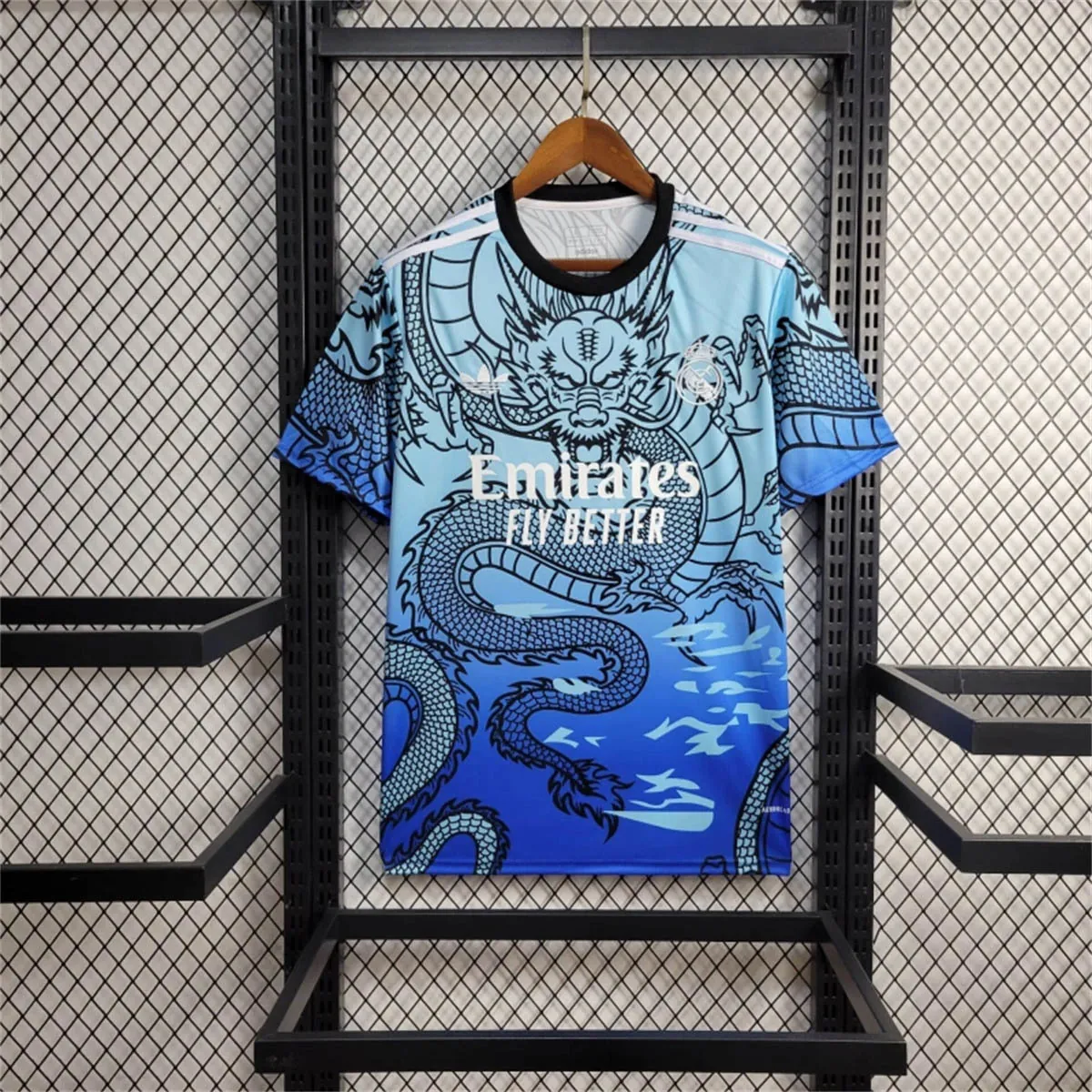 24-25 Real Madrid Blue Dragon Special Edition Shirt Football Apparels Soccer AAAAJersey Yupoo 4