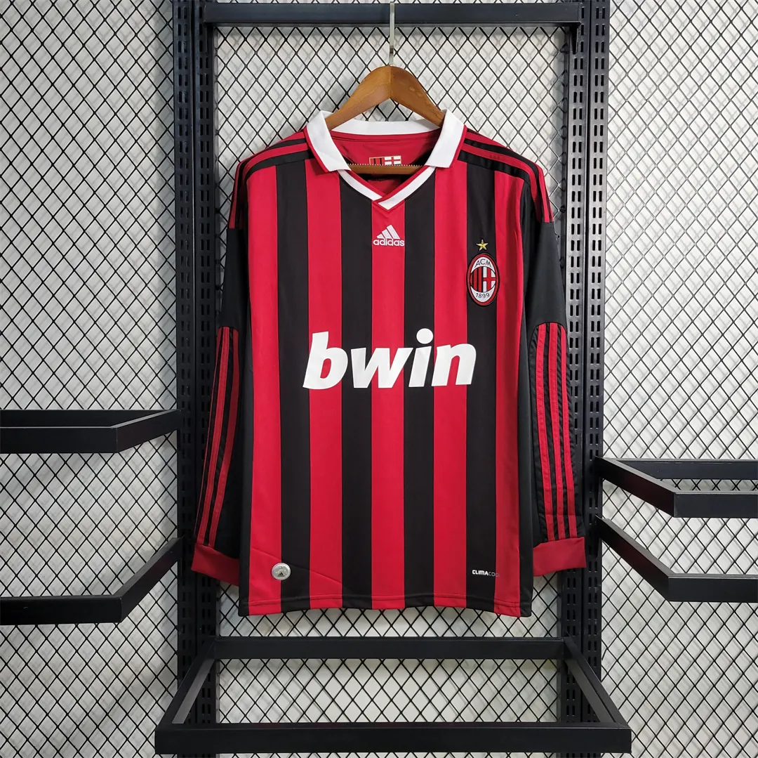 09-10 AC Milan home long sleeve 10