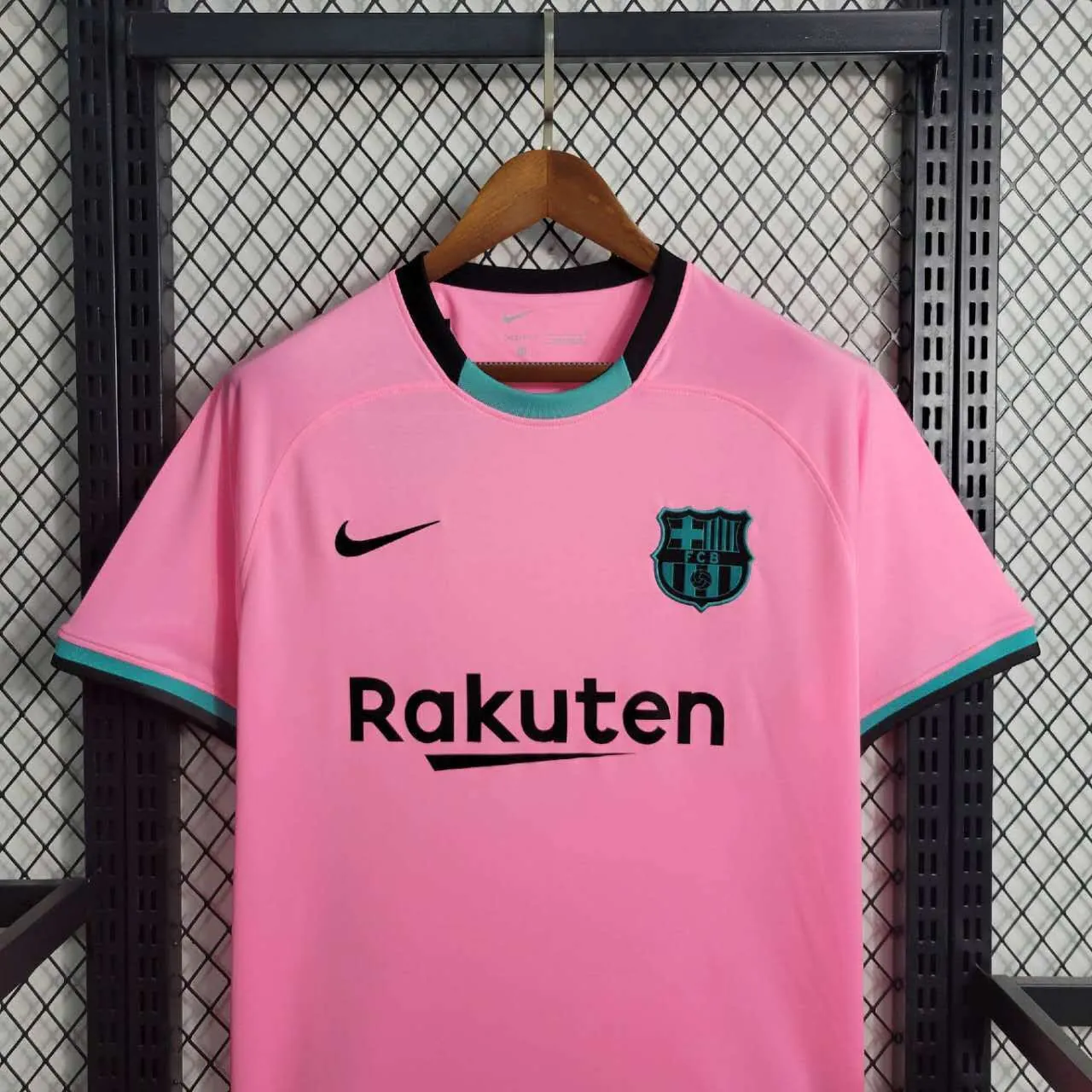 20-21 Barcelona Pink S-XXL Cheap Soccer Jerseys 1