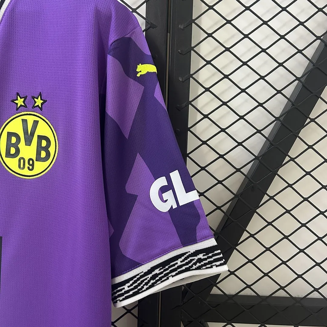 24-25 Dortmund Anniversary Culture Special Edition Purple Soccer T-Shirt AAAAJersey Dropship Yu 3