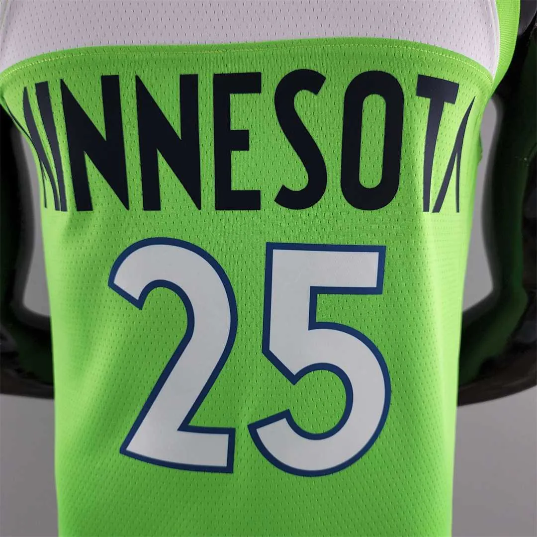 Minnesota Timberwolves ROSE#25 Air Jordan NBA Jersey Blue 8
