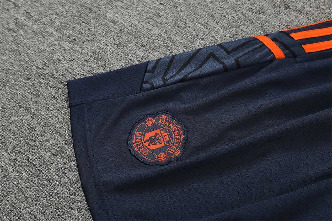 22-23 Manchester United vest training suit kit Blue 2