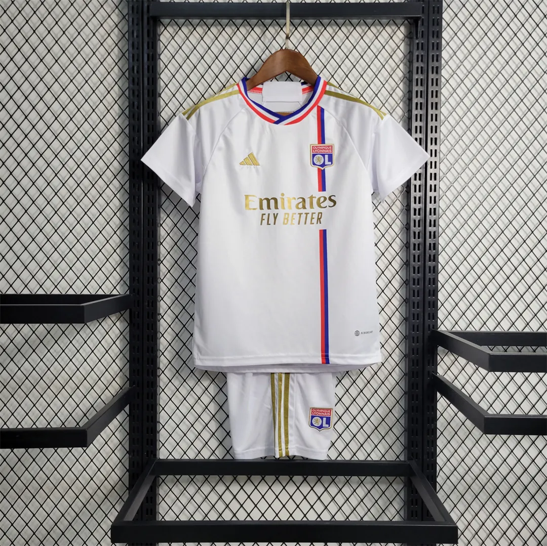 23-24 Lyon home kids kit 12