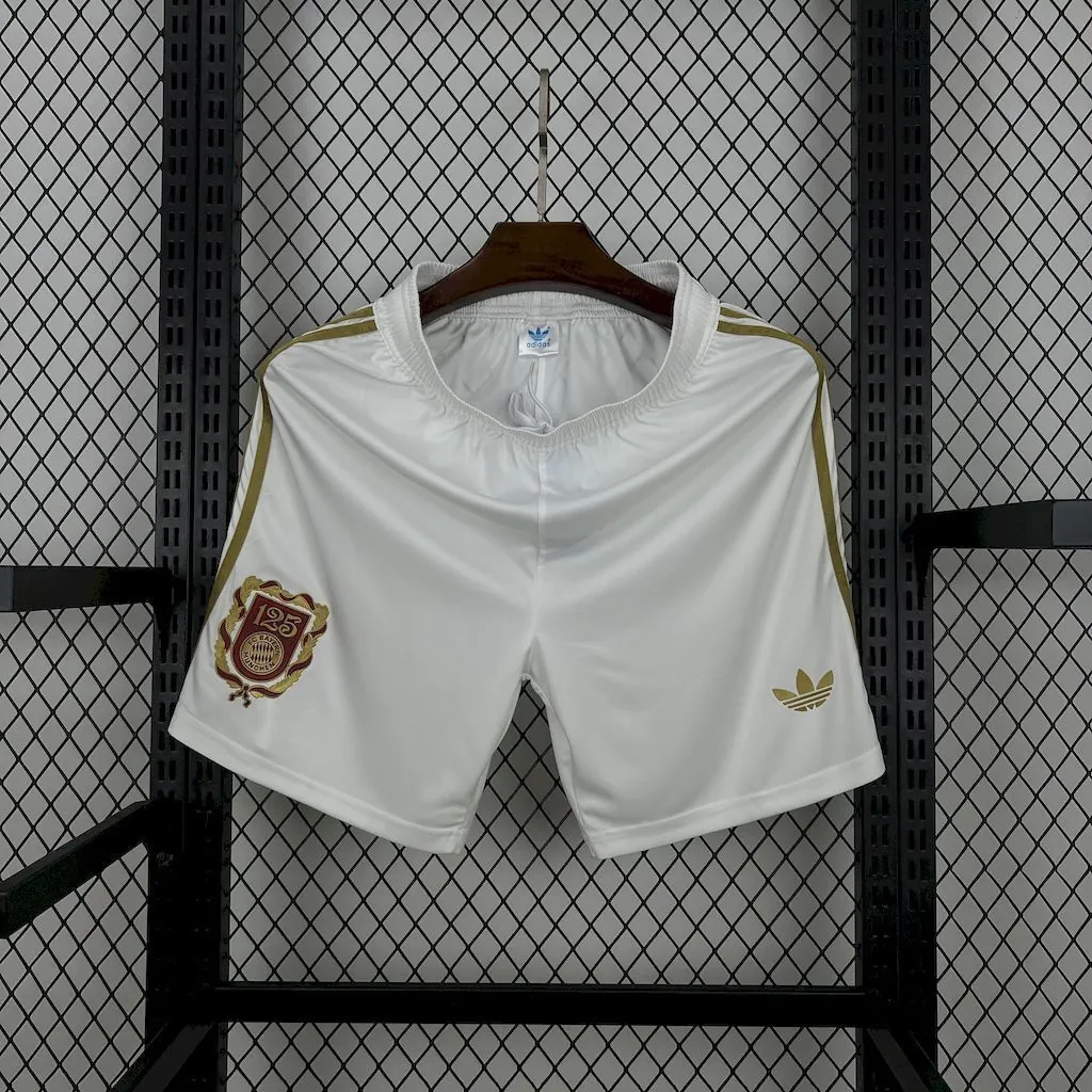 25-26 Bayern Munich 125th Anniversary Commemoration White Short Sport AAAAJersey Yupoo 5