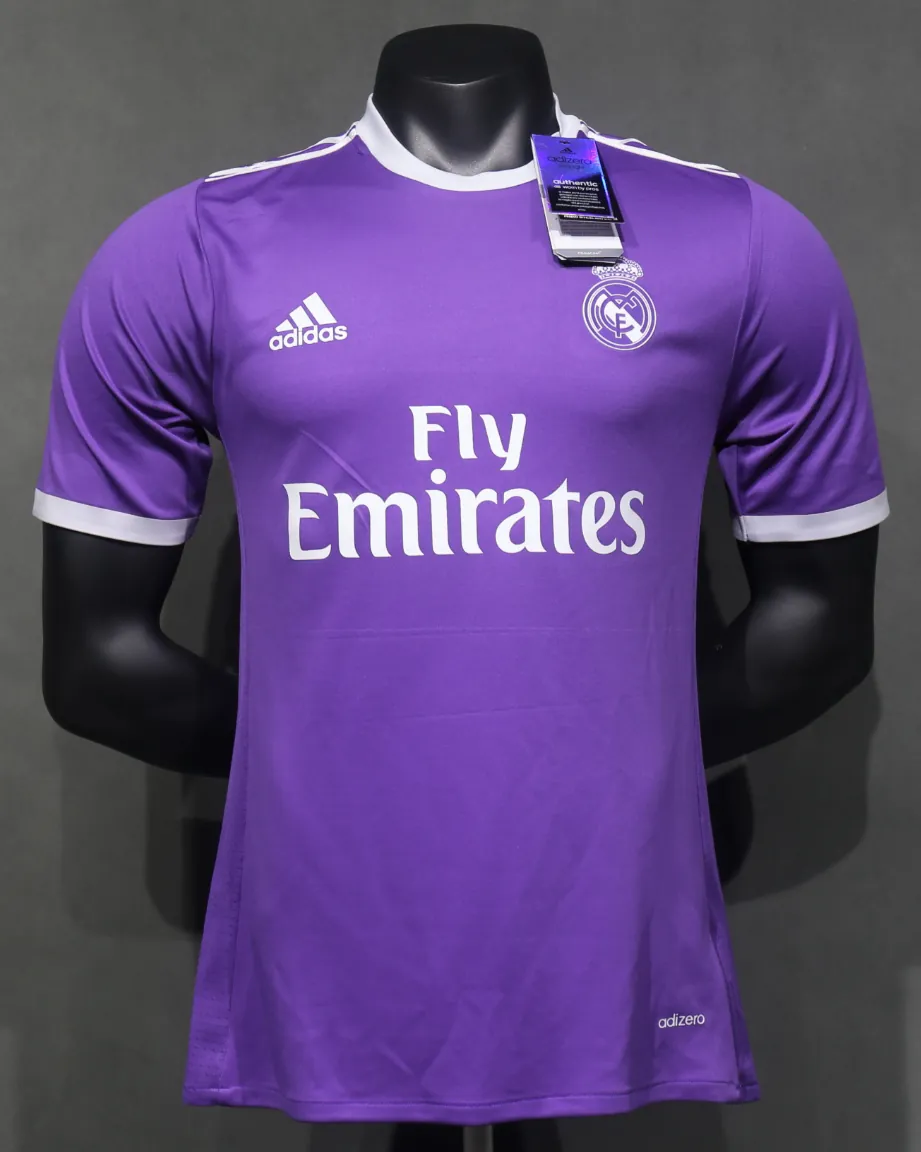 16-17 Real Madrid Away Retro Kit Vintage Player Version Sino Shirt AAAAJersey Dropship Yupoo 9