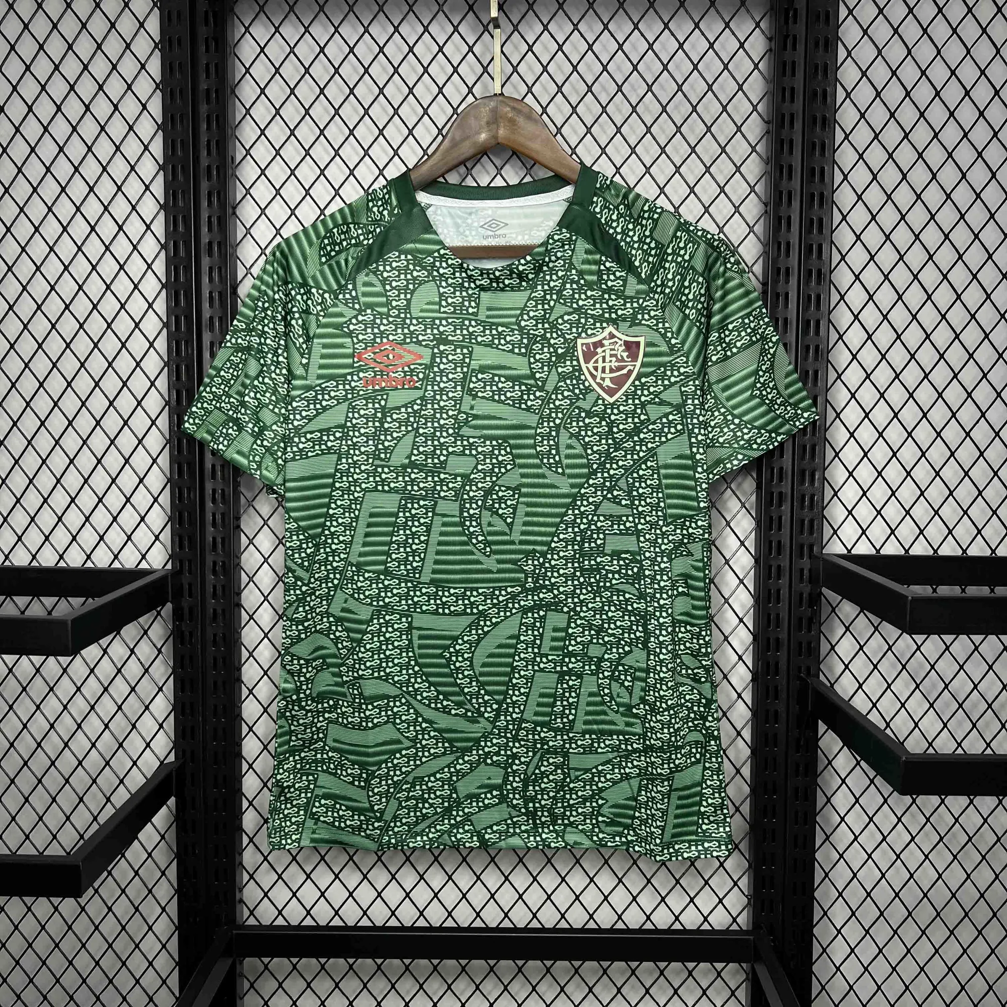 24-25 Fluminense Training Green Kit Soccer Uniform AAAAJersey Dropshiping Yupoo 5