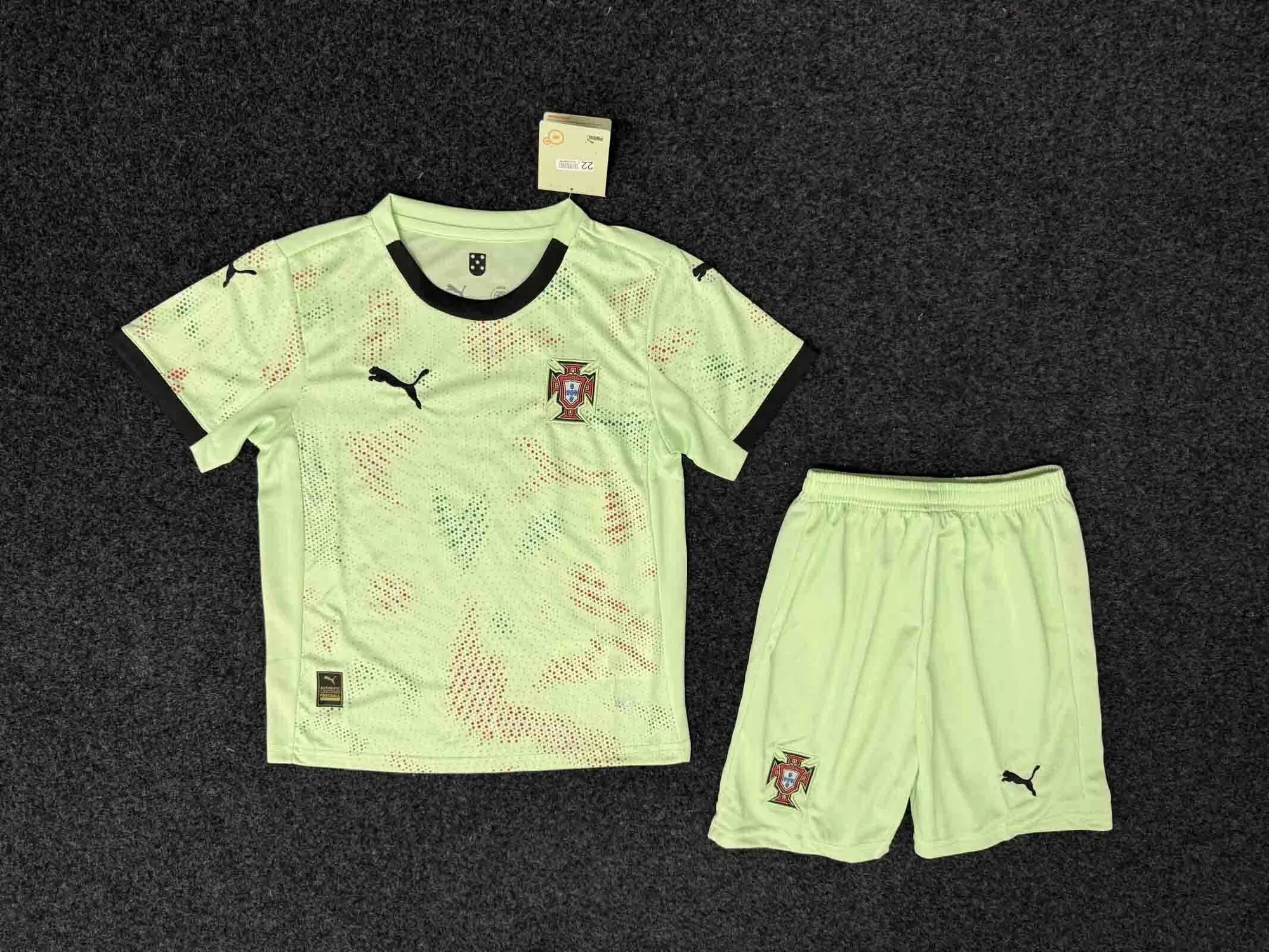 2025 Portugal Green Kid Kits Soccer AAAAJersey Yupoo 2