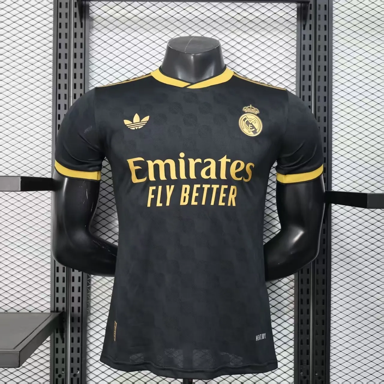 25-26 Real Madrid Black Special Edition Kit Player Version Summer breathab AAAAJersey Supplier 5