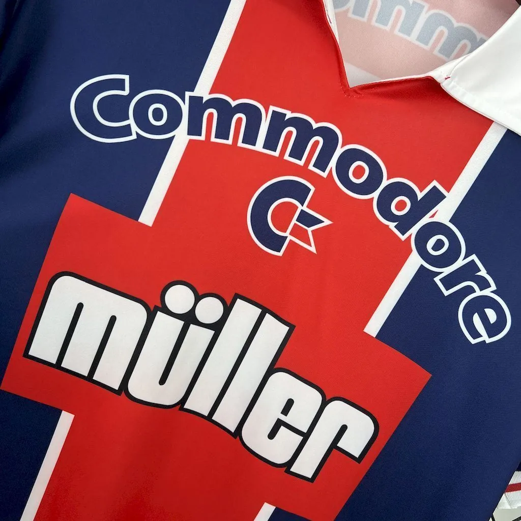 91-92 PSG Home Retro Kit Vintage Shirt AAAAJersey Supplier Yupoo 2