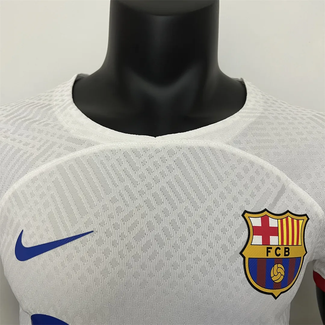 23-24 Barcelona training suit white player version 6