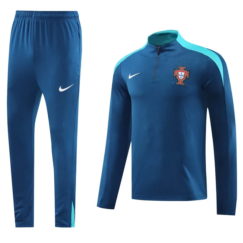 2024 Portugal Long Sleeve Training Suit Football Shirts 2