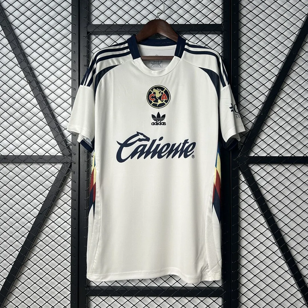 25-26 Club America White Training Kit Soccer T-Shirt AAAAJersey Wholesale Yupoo 7