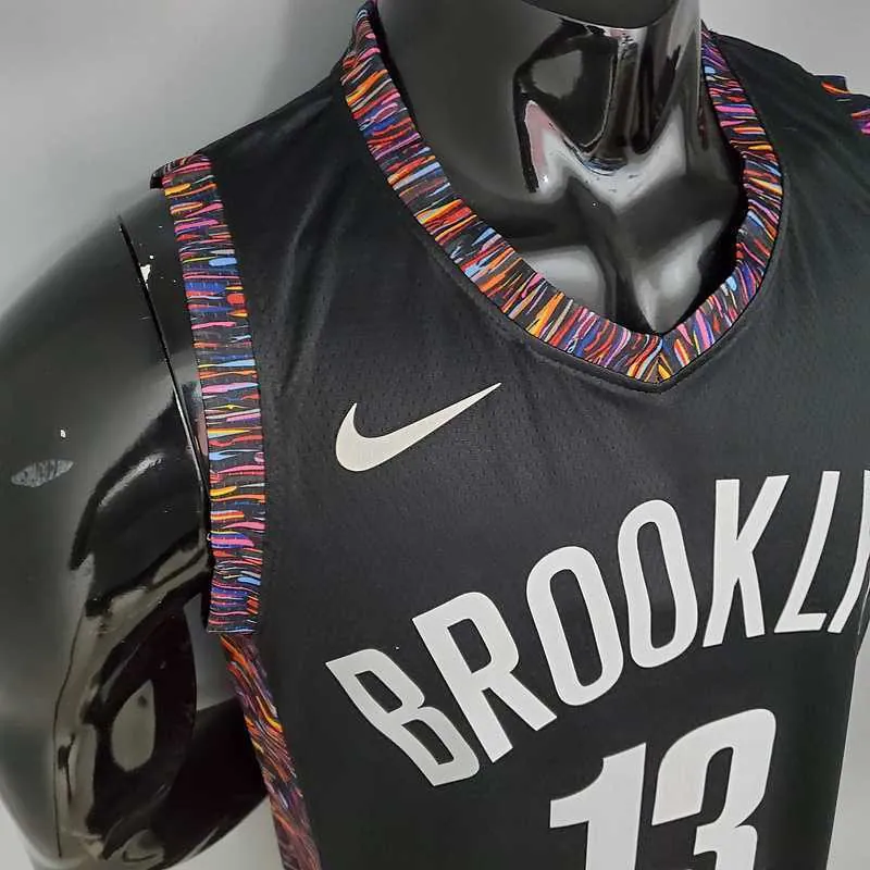 Harden #13 Brooklyn Nets City version black 8