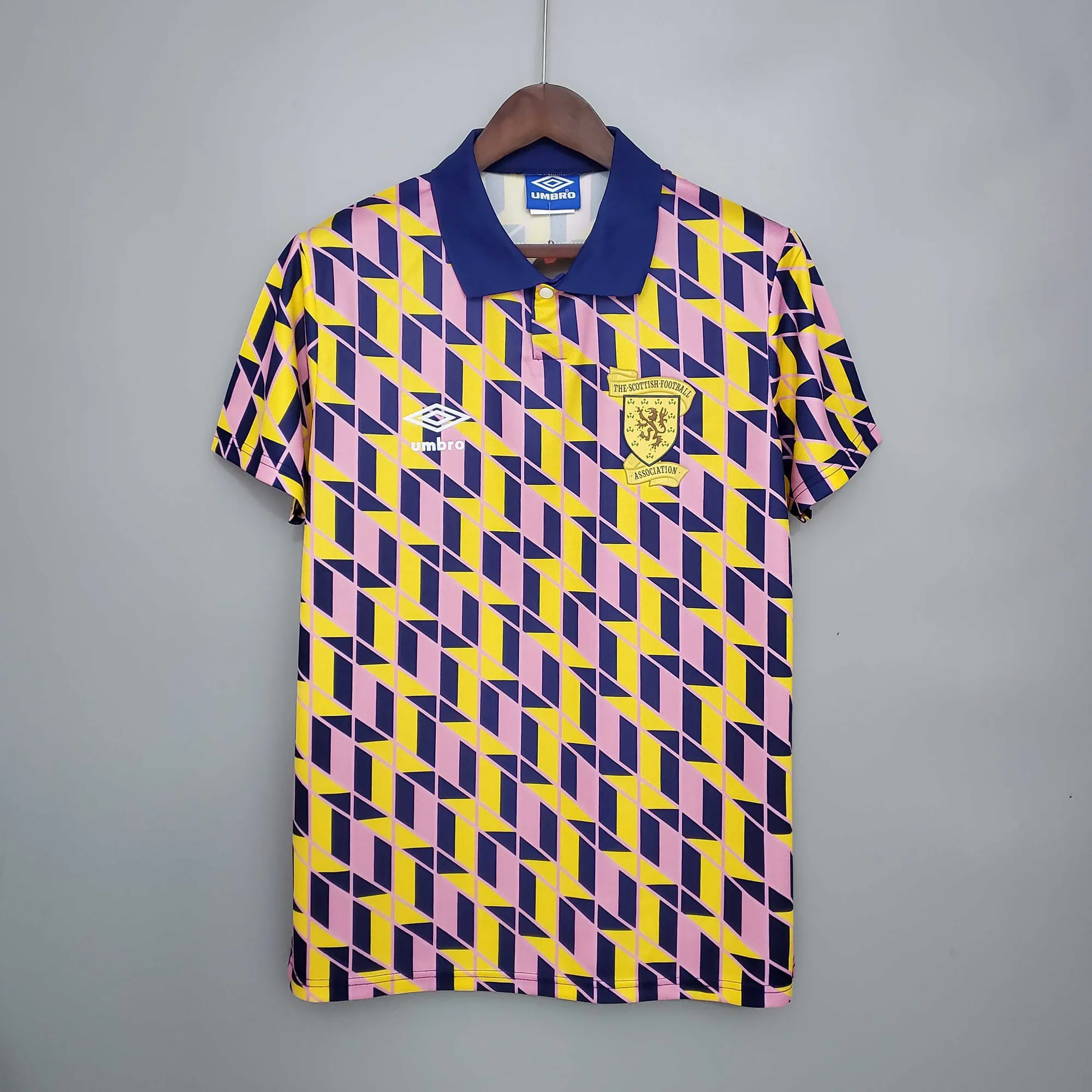 88-89 Scotland third away soccer jersey 9