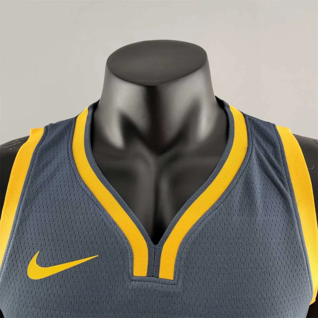 2018 GREEN #23 Golden State Warriors Grey NBA Jersey 5