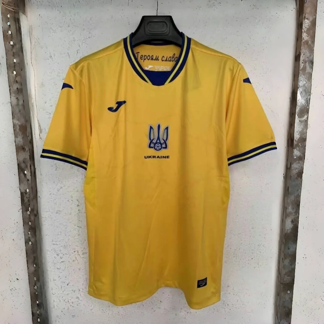 2024 Ukraine Home Kit UEFA Euro Shirt Football AAAAJersey Supplier 4