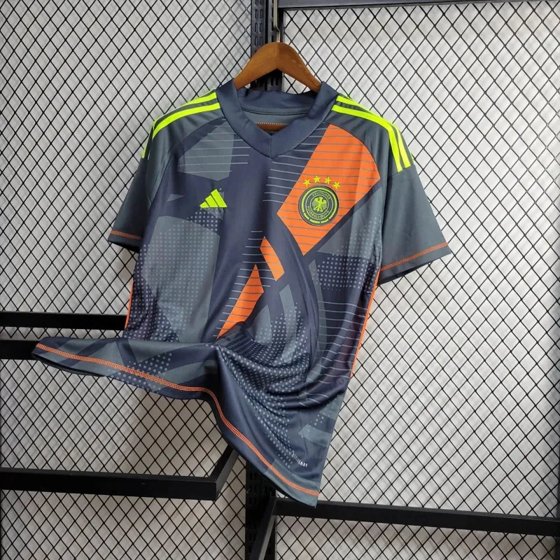 2024 Germany Goalkeeper Black Kit Football AAAAJersey Supplier 1