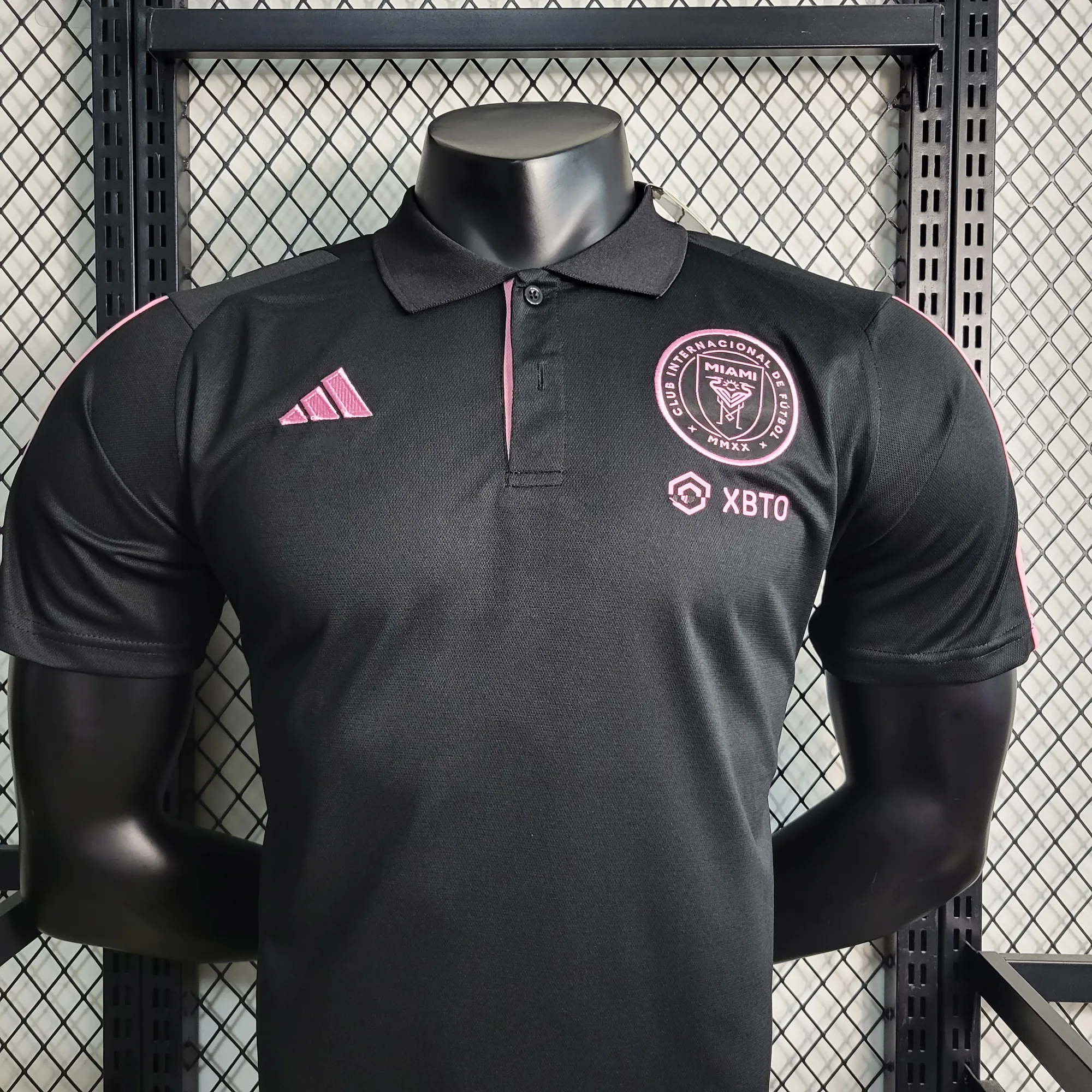 23-24 Inter Miami Polo Black Size S-XXL 4