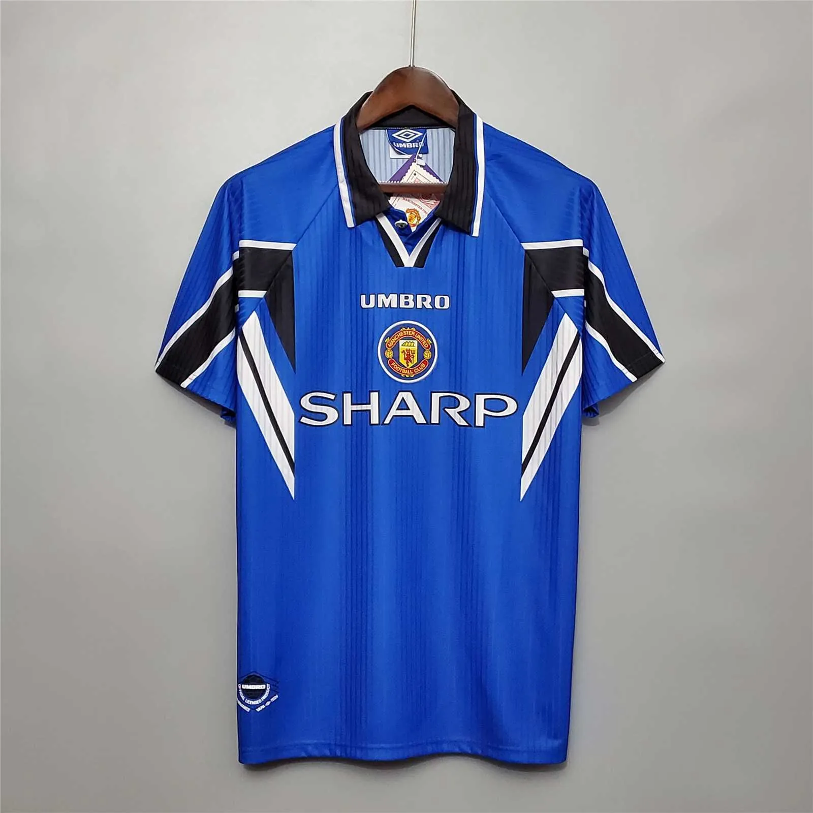 96-98 Manchester United third away blue 11