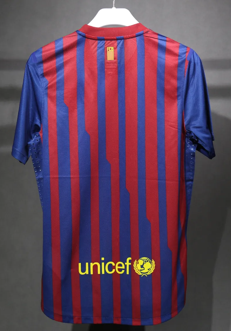 11-12 Barcelona Home Retro Kit Vintage Player Version Shirt AAAAJersey Dropship Yupoo 3