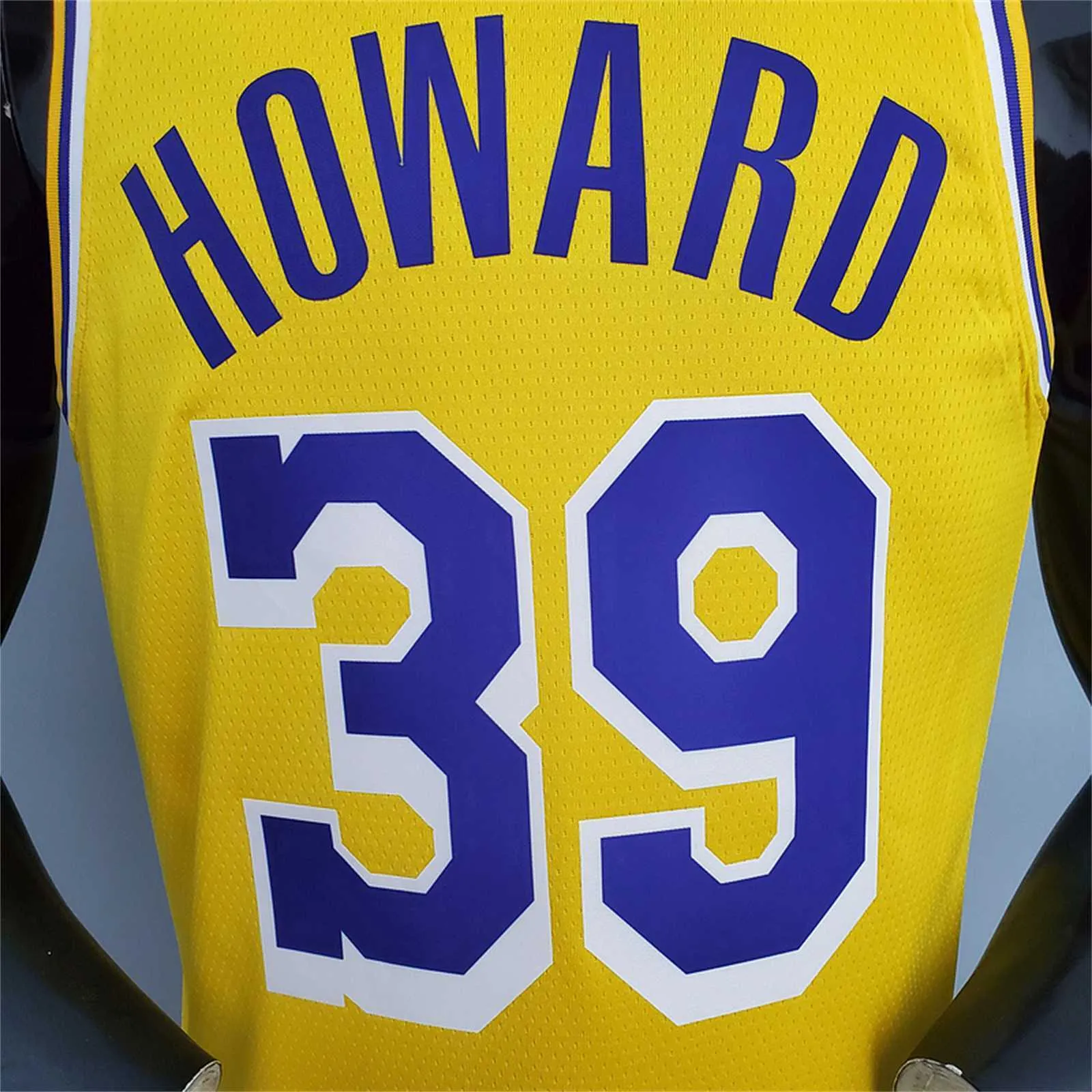 Lakers Howard#39 Crew Neck Yellow 1