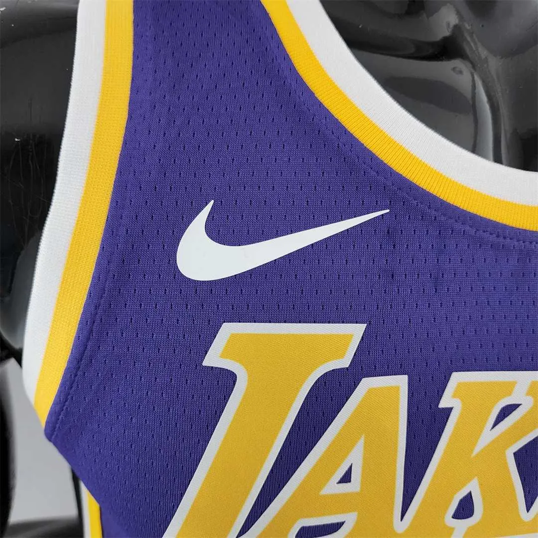 TOSCANO #95 Los Angeles Lakers Purple NBA Jersey 2