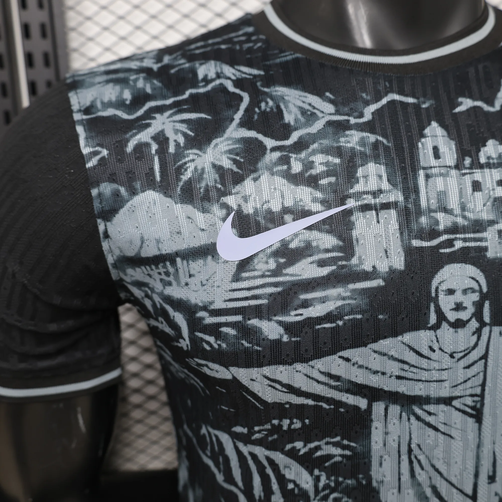 2026 Brazil Cristo Redentor Special Edition Football Player Version Black T-Shirt AAAAJersey Yupoo 7 5