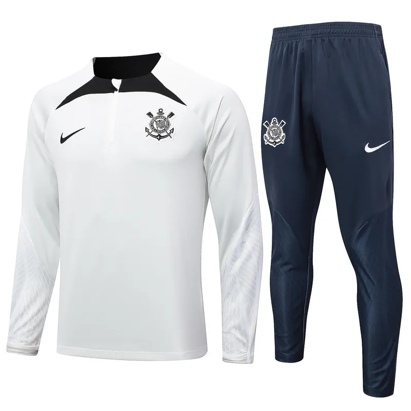 24-25 Corinthians Long Sleeve Training Suit Football Shirts 3