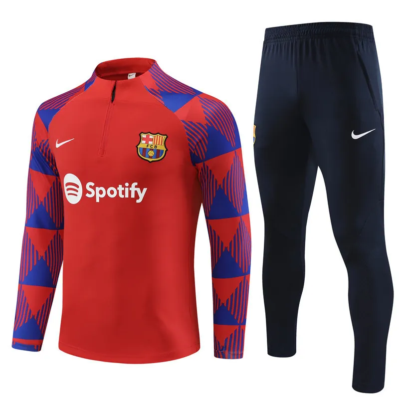 23-24 Barcelona Long Sleeve Training Suit Yupoo 4