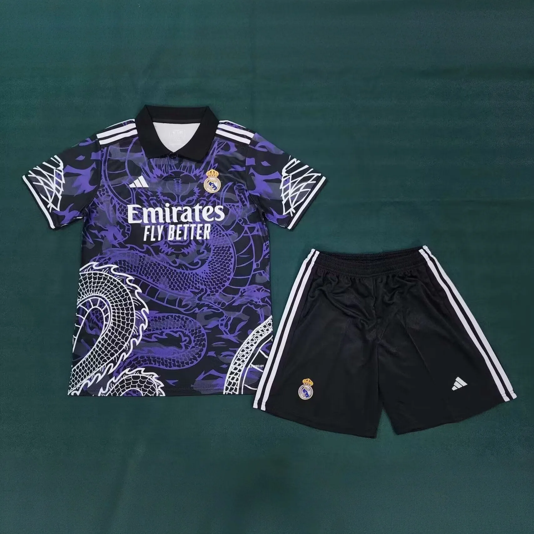 24-25 Real Madrid Specia Edition Kits Dragon Concept Blue Shirts Football AAAAJerseys Yupoo 2