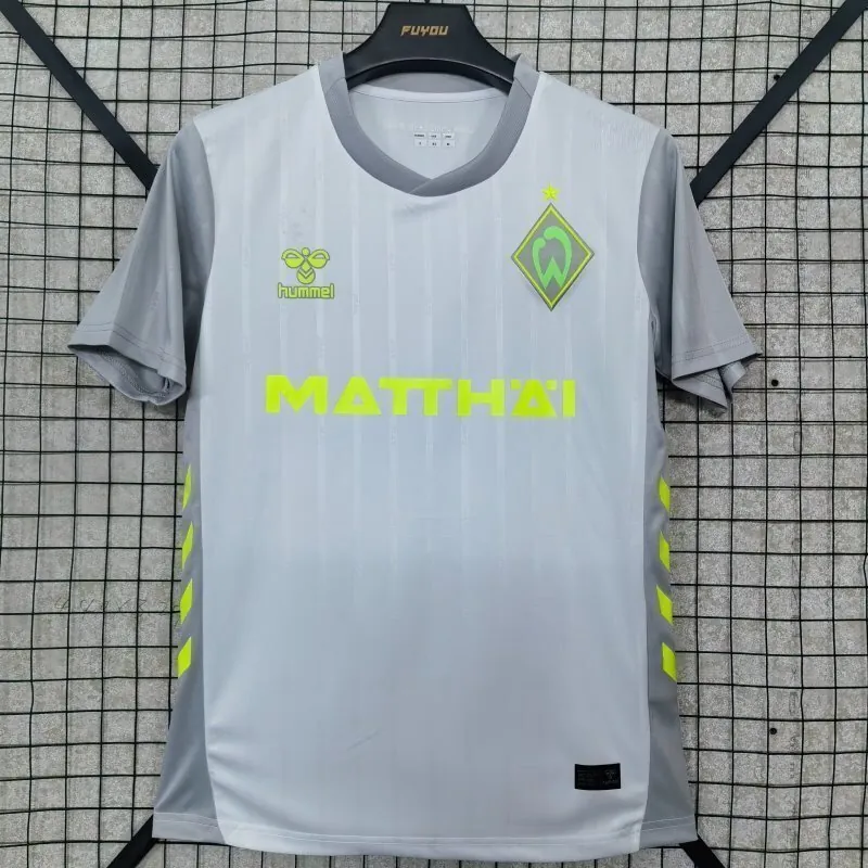 25-26 SV Werder Bremen Away Shirt Football Apparels Soccer Summer Sports Kit AAAAJersey Cheap Y 2