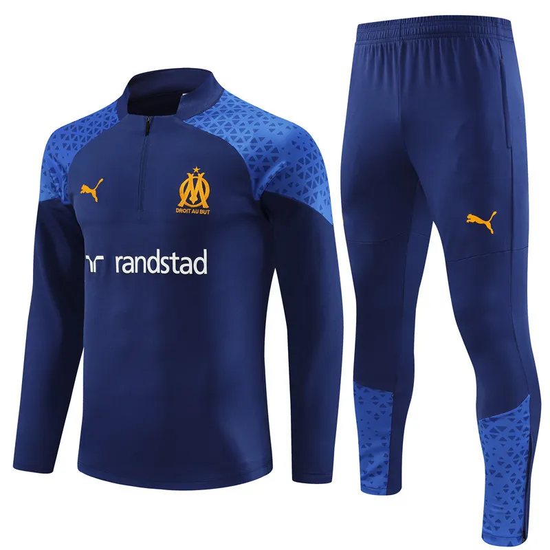 23-24 Marseille Long Sleeve Training Suit Yupoo 4
