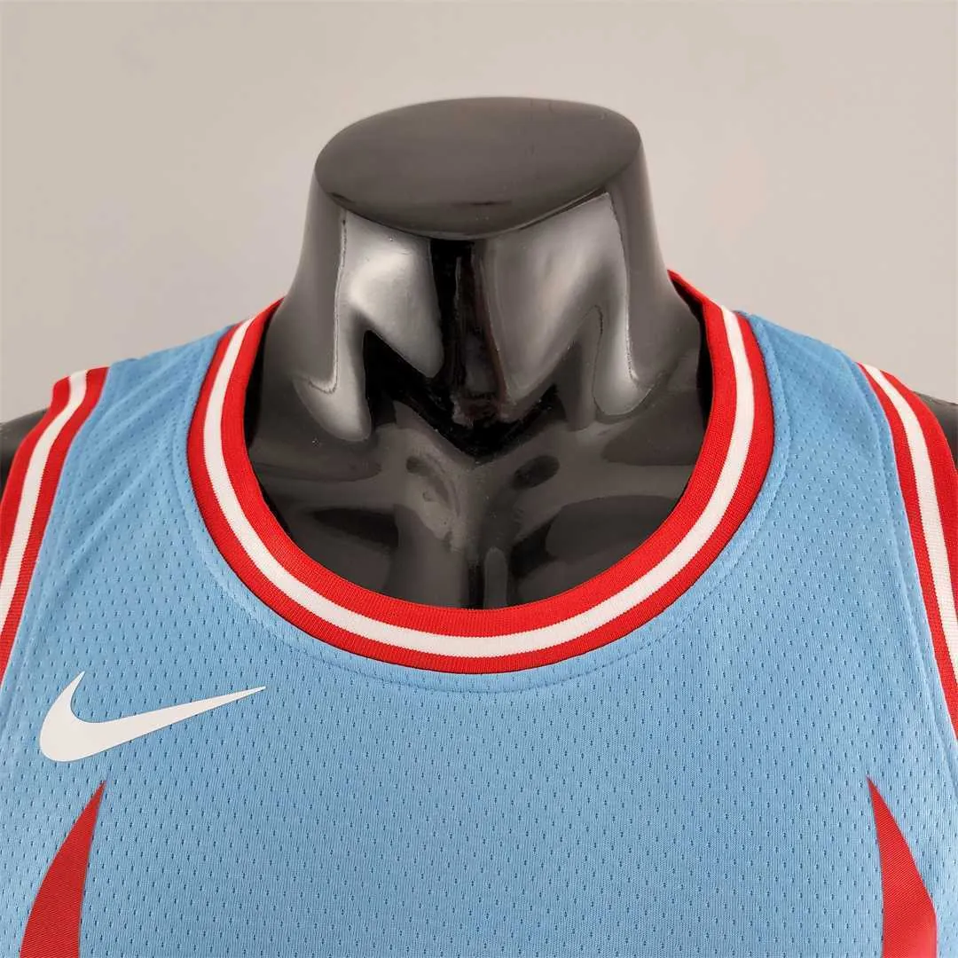 Chicago Bulls DeROZAN #11 Blue NBA Jersey 5