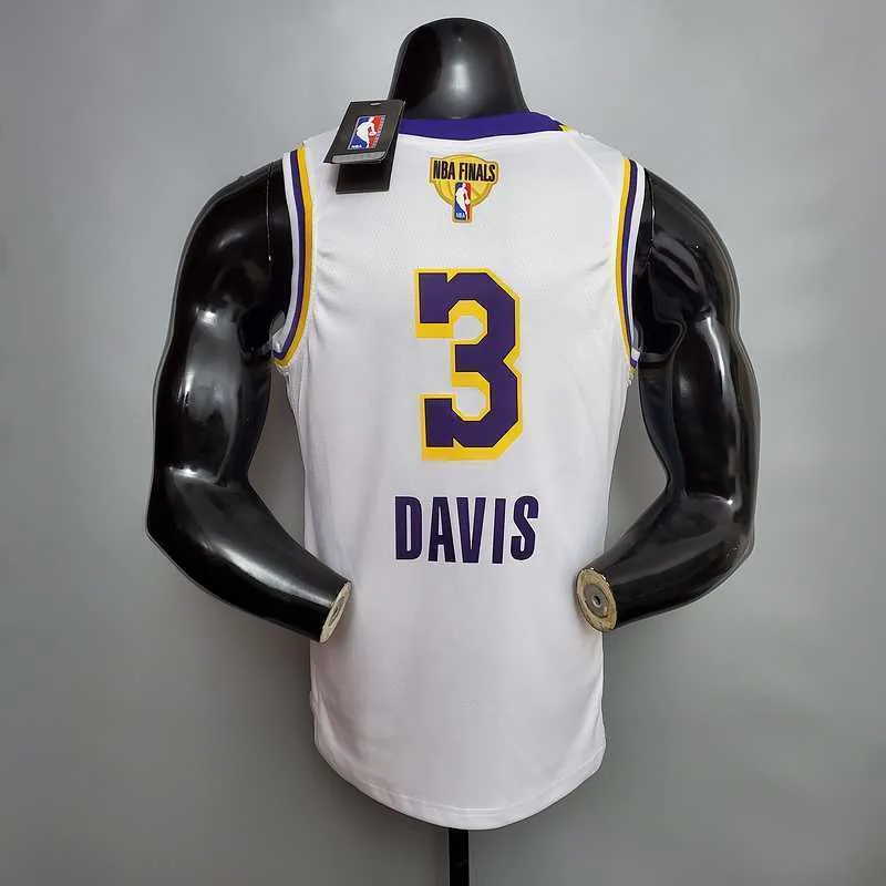 New DAVIS #3 Lakers Round neck white 5